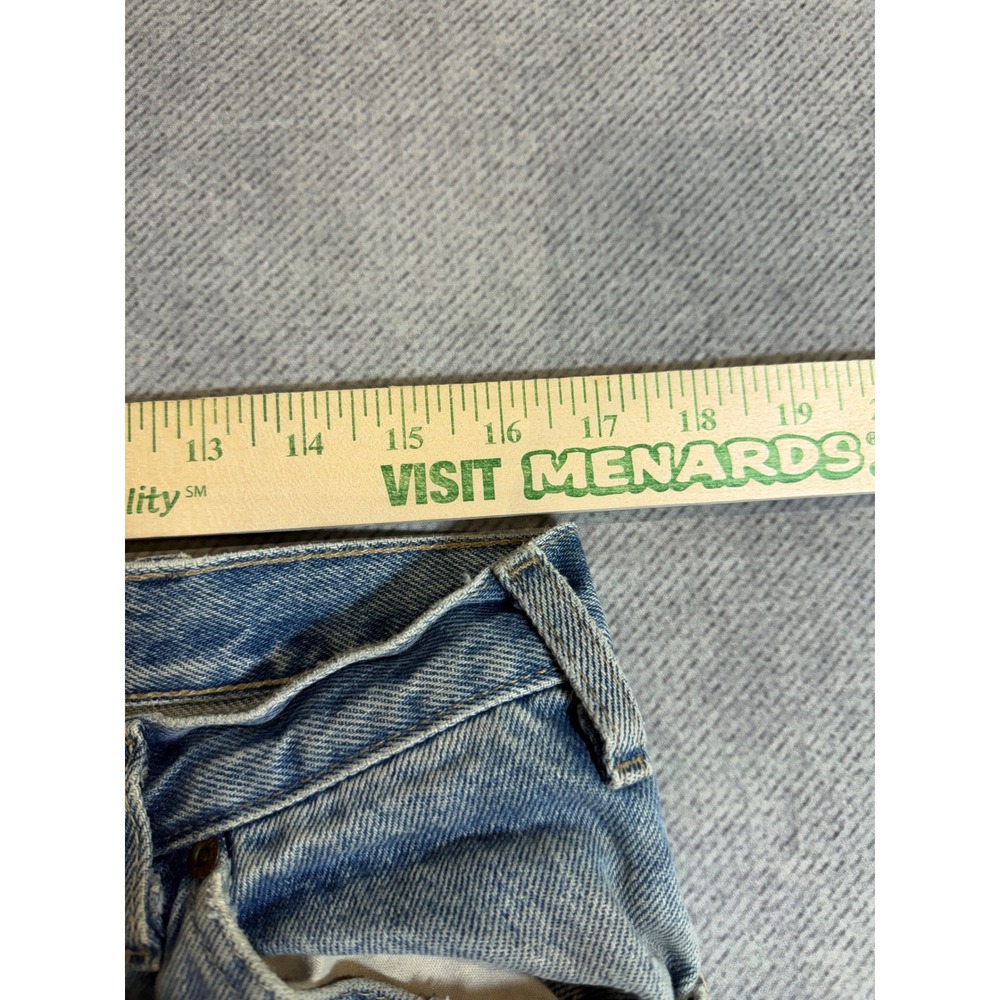 Dickies Double Knee Carpenter Jeans Light Wash Denim Work Pants 34x34 15293SNB - Picture 5 of 7
